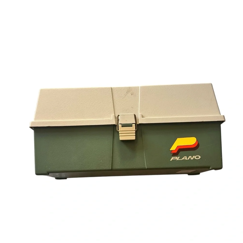 Plano Green and Tan Tackle Box - Picture 4 of 8